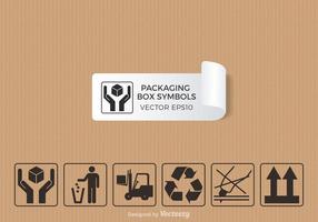 Free Packaging Symbole Vektor