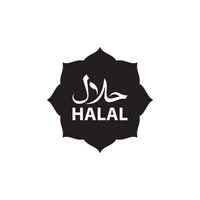 Halal-ikonen eps 10 vektor