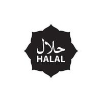 Halal-Symbol eps 10 vektor