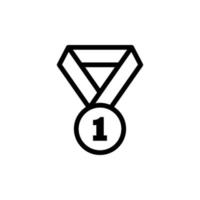 Medaillensymbol eps 10 vektor