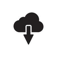 Cloud-Upload-Download-Symbol eps 10 vektor