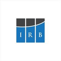 irb brev logotyp design på vit bakgrund. irb kreativa initialer brev logotyp koncept. irb brev design.irb brev logotyp design på vit bakgrund. i vektor