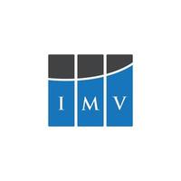 imv-Brief-Logo-Design auf weißem Hintergrund. imv kreatives Initialen-Buchstaben-Logo-Konzept. imv Briefgestaltung. vektor