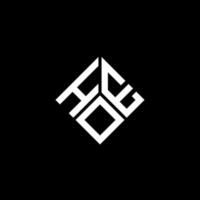 Hacke-Brief-Logo-Design auf schwarzem Hintergrund. Hacke kreative Initialen schreiben Logo-Konzept. Hacke Briefgestaltung. vektor