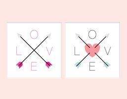 Kärlek Design Vektorer