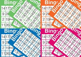 Bingo Karte Hintergrund vektor