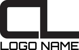 cl-Monogramm-Initialen-Logo, freier Vektor