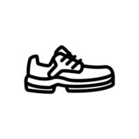 sneakers sko ikon vektor kontur illustration