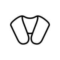 Anti-Cellulite-Körpermassagegerät Symbol Vektor Umriss Illustration