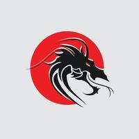 Drachen-Logo-Vektor