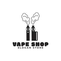 vape logotyp e-cigarett design för butik varumärke vektor ikon symbol illustration