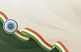 Indien självständighetsdagen bakgrund vektor
