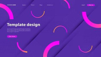 abstrakt bakgrund modern design. landningssida. mall för webbplatser eller apps.vector. vektor