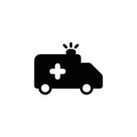 ambulans medicinsk ikon vektor