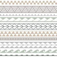 Vektor nahtlose Dreiecke Muster maori, ethnisch, Japan-Stil. bunter geometrischer Hintergrund.