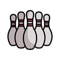 bowling ikon vektor formgivningsmall