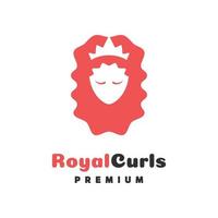 Royal Curls-Logo vektor