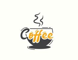 Kaffee-Logo-Design vektor