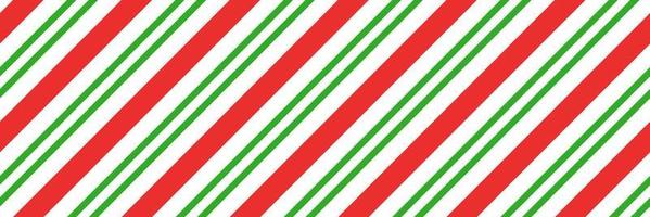 christmas candy cane randigt seamless mönster. jul candycane bakgrund med röda och gröna ränder. pepparmynta karamell diagonaltryck. xmas traditionell inslagning textur. vektor illustration