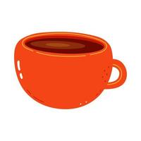 süßer lustiger tasse kaffeecharakter. vektor hand gezeichnete karikatur kawaii charakter illustration symbol. isoliert auf weißem Hintergrund. tasse kaffee charakterkonzept