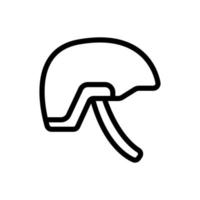 scooterist helm symbol vektor umriss illustration
