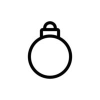 Ring-Symbol-Vektor. isolierte kontursymbolillustration vektor