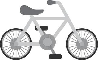 cykel platt gråskala vektor
