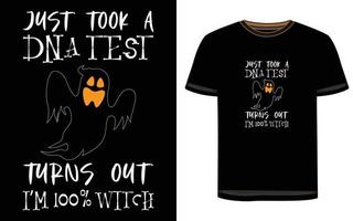 Halloween-T-Shirt-Design vektor