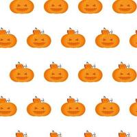 Halloween-Vektormuster. sammlung nahtlose oktober urlaub dekoration textur vektor