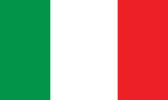 eps10 rotes, grünes und weißes Vektorsymbol der italienischen Flagge. italienisches nationalflaggensymbol in einem einfachen, flachen, trendigen, modernen stil für ihr website-design, logo, piktogramm, ui und mobile anwendung vektor