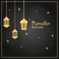 Illustration eines Ramadan Kareem-Hintergrunds vektor
