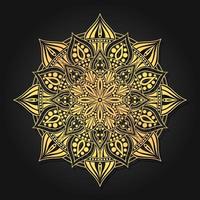 Luxus-Ornament-Mandala-Muster-Design vektor