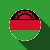 Land Malawi. Malawi-Flagge. Vektor-Illustration. vektor