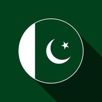 Land Pakistan. Pakistanische Flagge. Vektor-Illustration. vektor