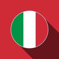 Land Italien. Italien-Flagge. Vektor-Illustration. vektor