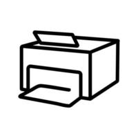 Kopieren Sie Drucker Office Gadget Symbol Vektor Umriss Illustration