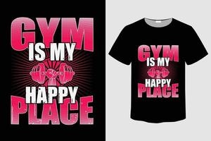 gym t-shirt slogan med bodybuilder logotyp och grunge bakgrund vektorillustration vektor