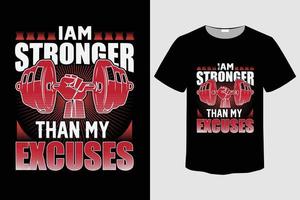 gym t-shirt slogan med bodybuilder logotyp och grunge bakgrund vektorillustration vektor