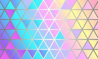 abstrakt holografisk bakgrund från trianglar. vektor stock illustration.