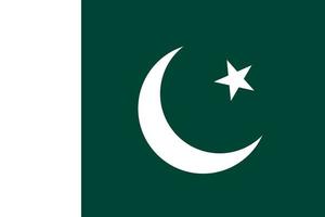 Pakistan officiellt flagga vektor