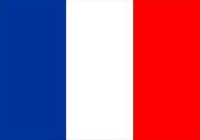 frankreich flagge, nationalflagge von frankreich hochwertiger vektor