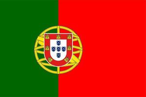 Portugals flagga, Portugals flagga vektorillustration vektor