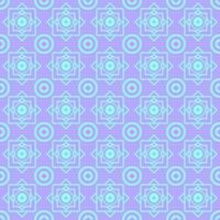 kvadrat och cirkel sömlösa mönster, pastellfärg sömlösa mönster vektor
