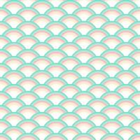 Illustrator-Vektor aus pastellfarbenen nahtlosen Fischschuppen mit Farbverlauf, abstrakter Wellenhintergrund vektor