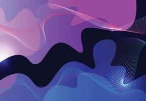 abstrakt av lila och blå gradient design av futuristiska mönster linje konstverk bakgrund. illustration vektor eps10
