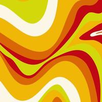 groovy poster y2k retro hintergrund für druckdesign. Spiralvektorillustration. psychedelischer Druck. Vintage-Hintergrund. Cover, Poster, Tapete. 60er, 70er, Hippie. vektor