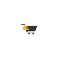 shopping logotyp vektorillustration vektor