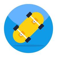 ein Icon-Design von Skateboard vektor