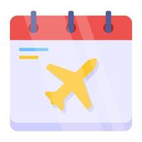 Premium-Download-Symbol des Flugzeugs vektor
