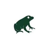 Frosch-Symbol-Logo-Design vektor